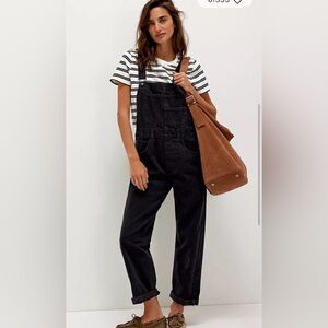 x We The Free Ziggy Denim Overall in Mineral Black